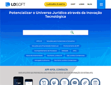 Tablet Screenshot of ldsoft.com.br
